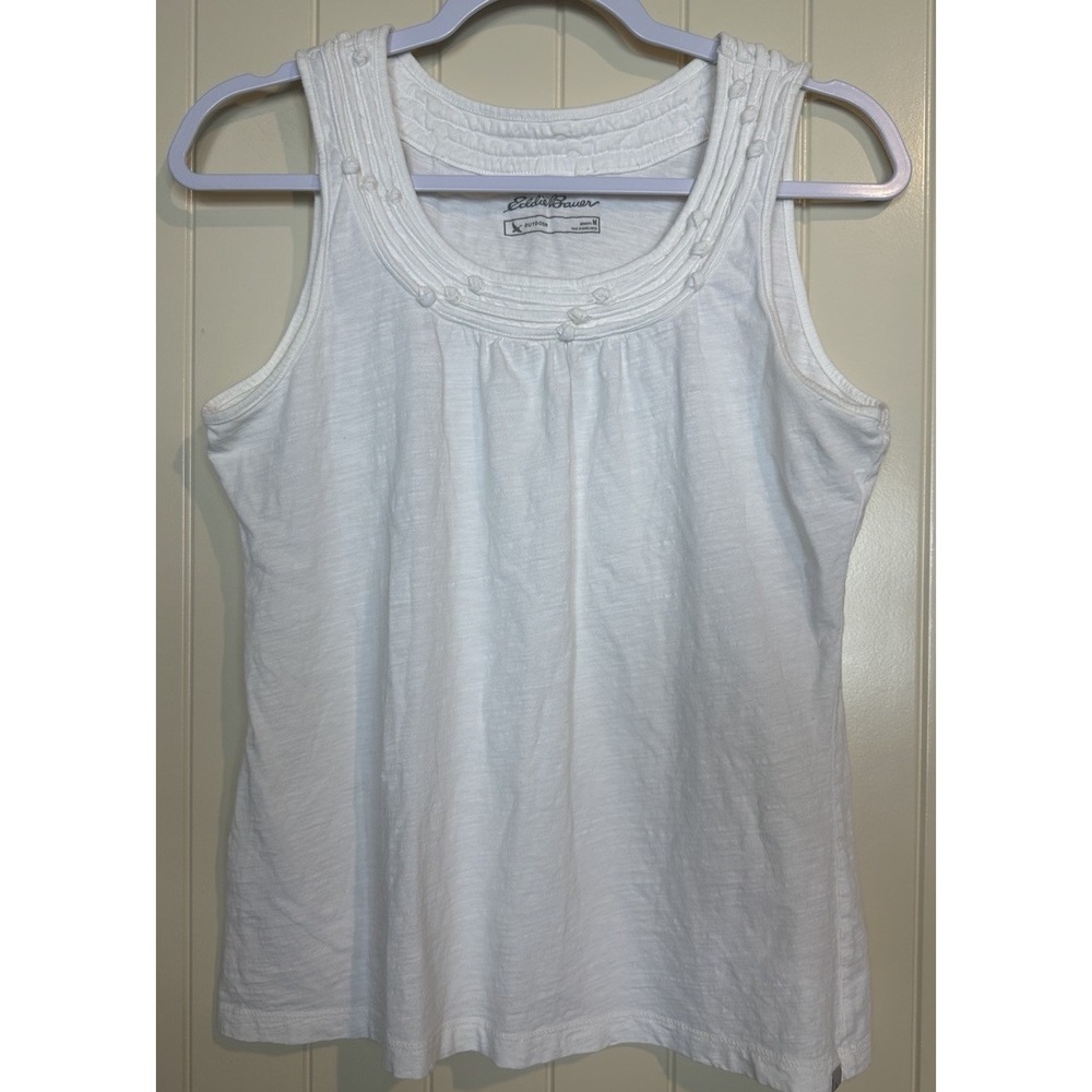Eddie Bauer Sleeveless‎ cotton casual comfort tank top sz M GUC